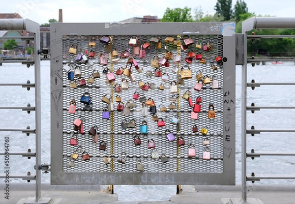 Obraz Love locks on the Spree
