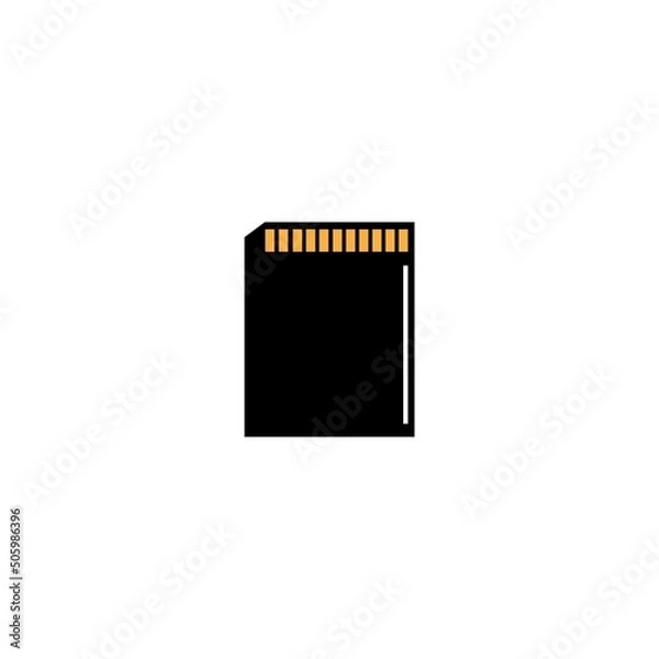 Fototapeta card memory design illustration vector