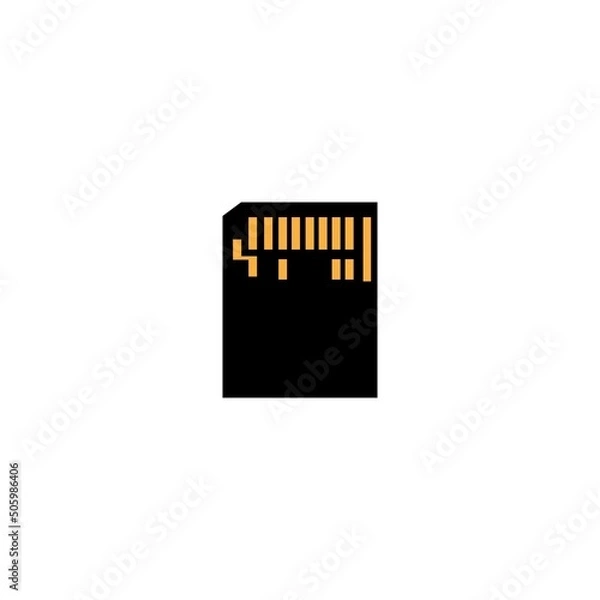 Fototapeta card memory design illustration vector