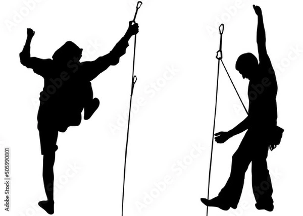 Obraz Climb in black