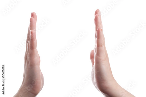 Obraz Hands showing distance