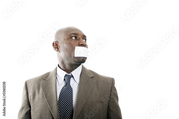 Fototapeta Forced silence