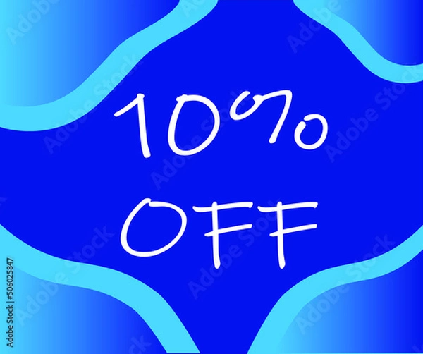 Obraz Discount offer vector background high quality image, business promotion, summer sale, mansoon sale