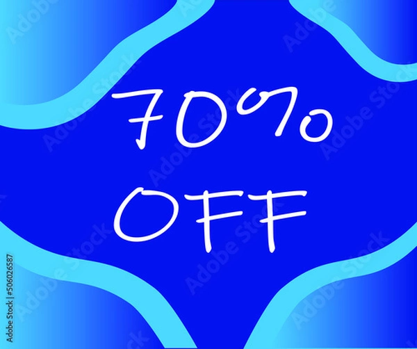 Obraz Discount offer vector background  high quality image, business promotion, summer sale, mansoon sale