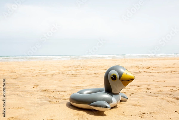 Obraz penguin on the beach
