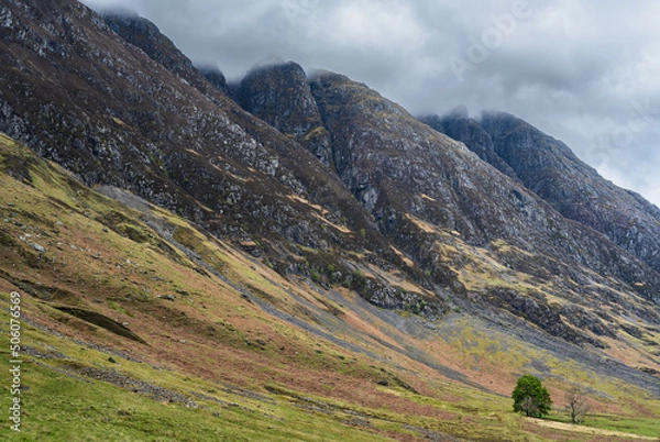 Obraz Glencoe mountain range , Scotland .
