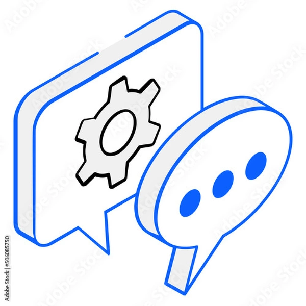 Fototapeta Chat Settings