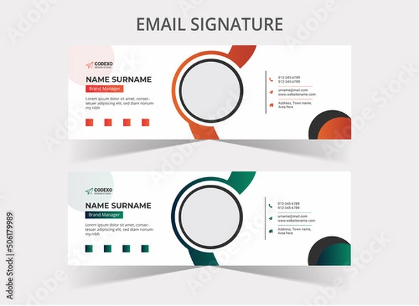 Fototapeta Email Signature