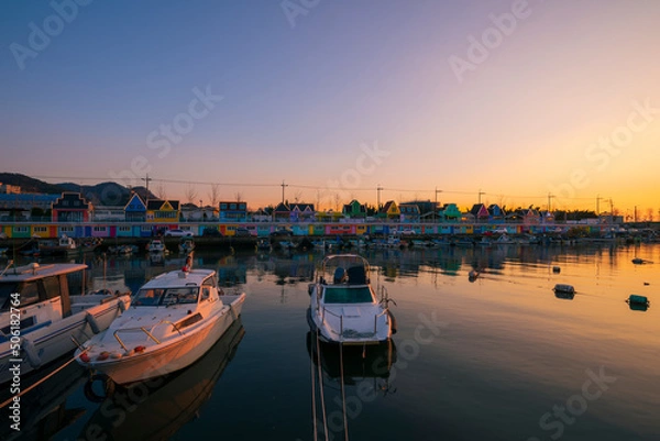 Obraz 장림포구 노을