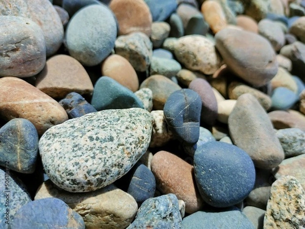 Obraz pebbles on the beach