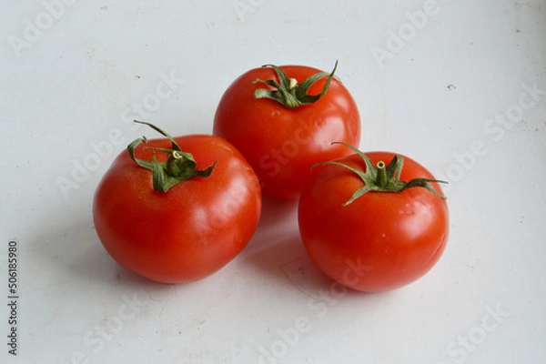 Fototapeta tomatoes on a table