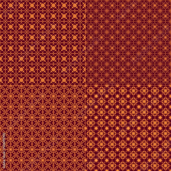 Fototapeta chinese different pattern or motif