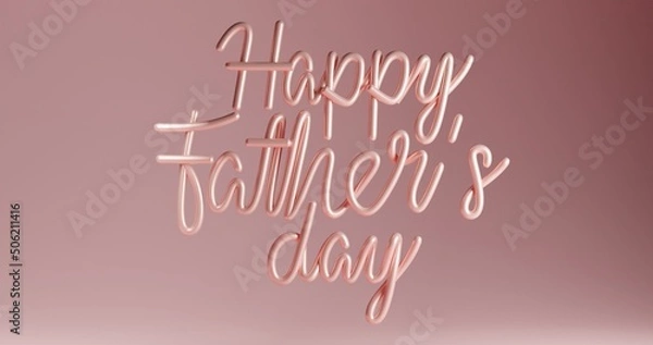 Obraz Father's day background 3d rendered high quality image