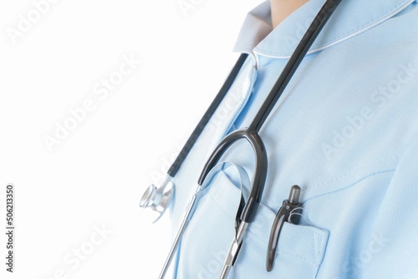 Obraz ナース服を着た若い女性看護師