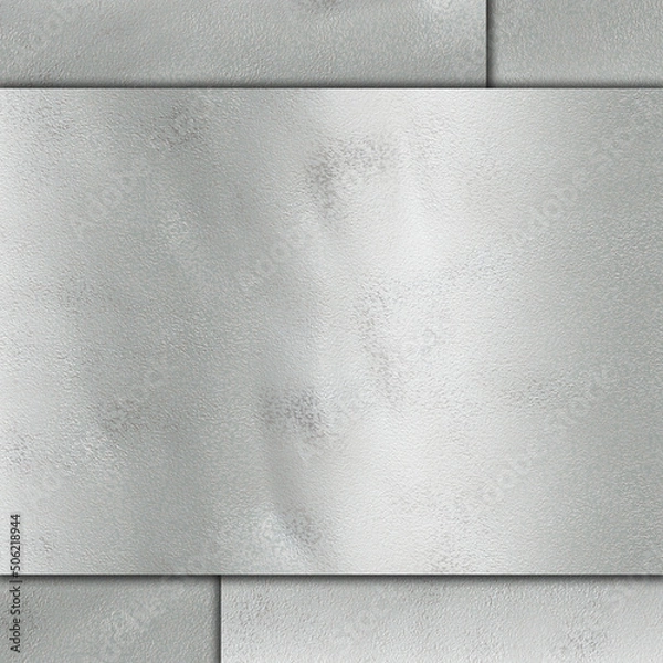 Obraz Silver metal plate backgrounds
