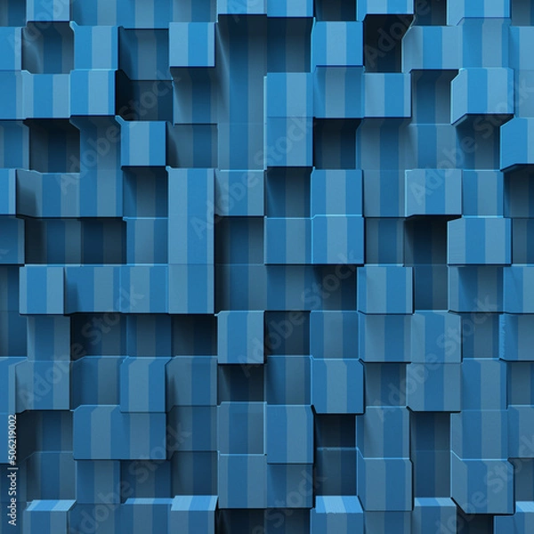 Obraz Blue square backgrounds
