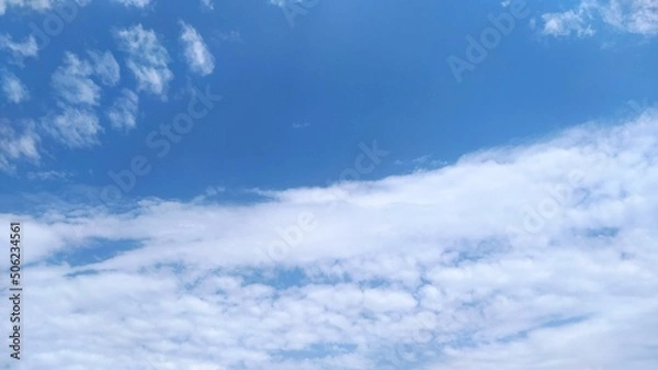 Fototapeta blue sky with clouds