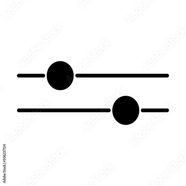 Fototapeta setting sign to control the phone and computer