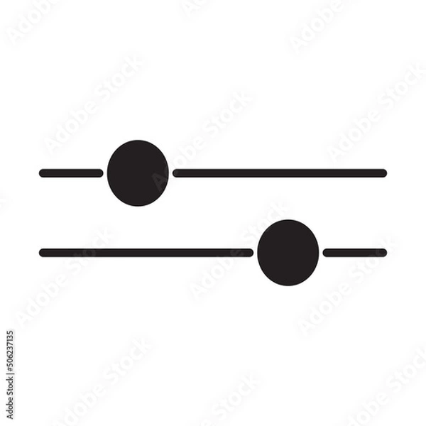 Fototapeta setting sign to control the phone and computer