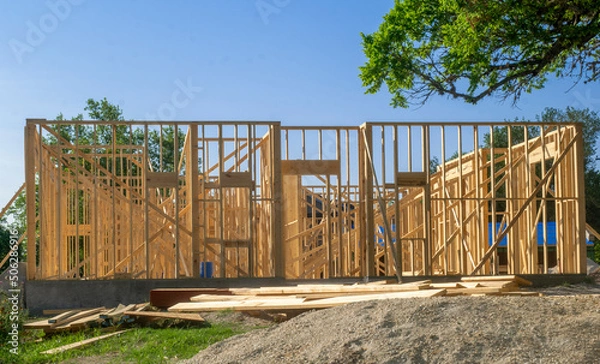 Obraz Construction framing