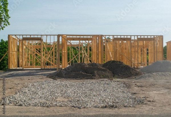 Obraz Construction framing