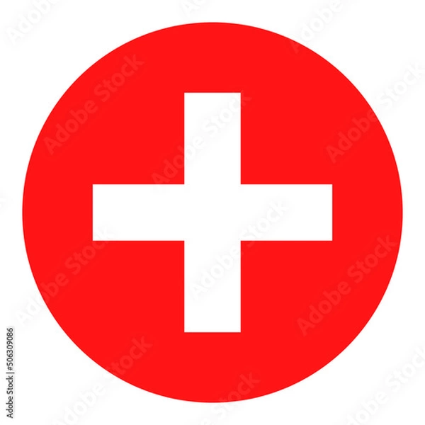 Fototapeta Medicine vector illustration. Flat illustration iconic design of medicine, isolated on a white background.