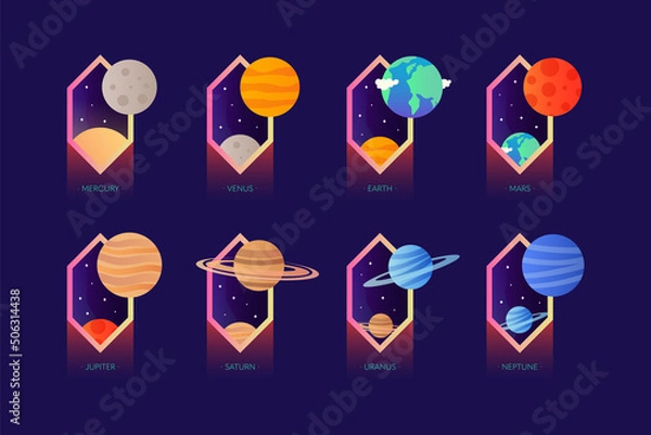 Obraz solar system medals