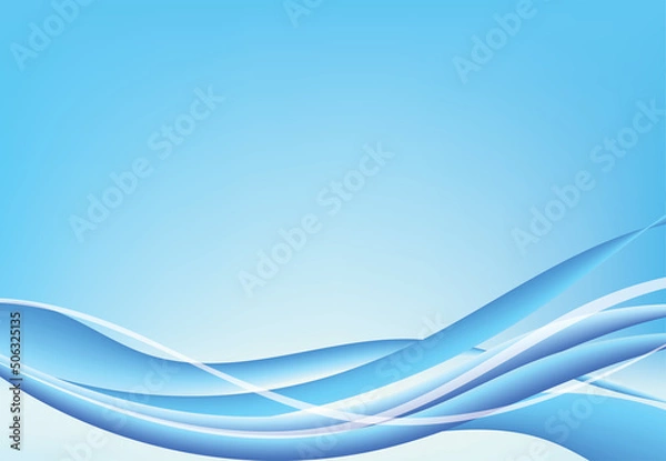 Fototapeta Background blue abstract pattern. Vector illustration