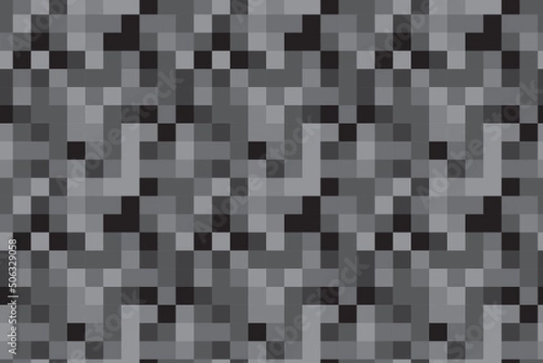 Obraz Abstract Pixel Art Square, Mosaic or Sensor Background