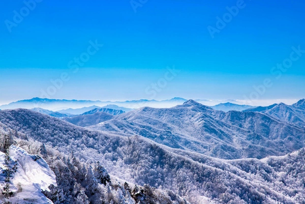 Fototapeta 설경(덕유산설경)