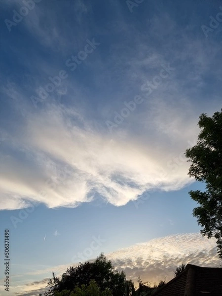 Obraz sunset in the mountains