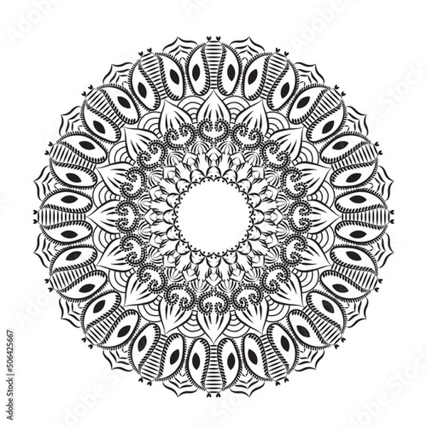 Obraz Mandala Template Desgn