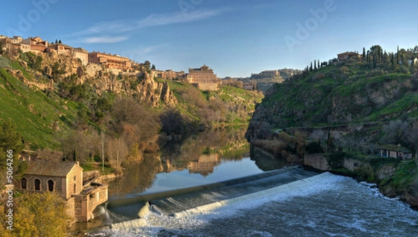 Obraz The Tagus River flows through Toledo, Spain