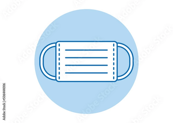 Obraz マスクのイラスト