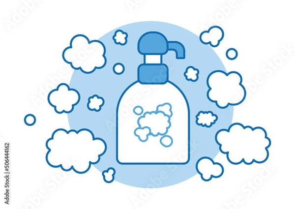Obraz ハンドソープのイラスト