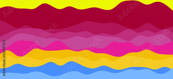 Fototapeta Abstract background presented in multi-layer color stack