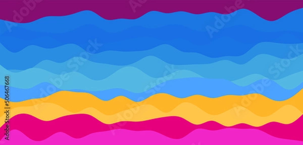 Obraz Abstract background presented in multi-layer color stack