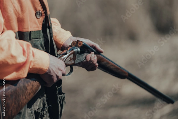 Obraz hunter with shotgun