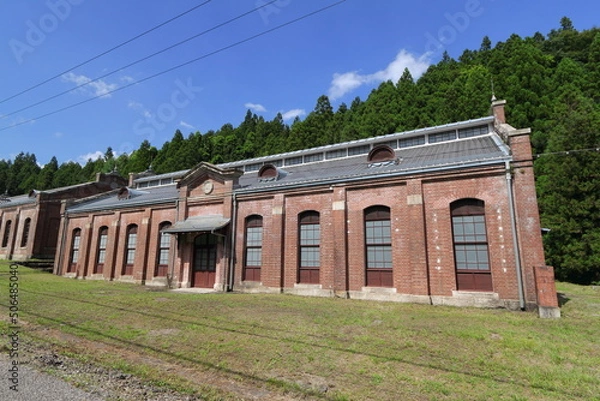 Obraz 碓氷峠　旧丸山変電所蓄電池室　群馬県　安中市
