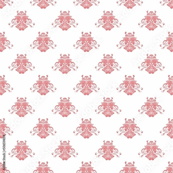 Fototapeta Colorful ceramic pattern seamless , cute background design style