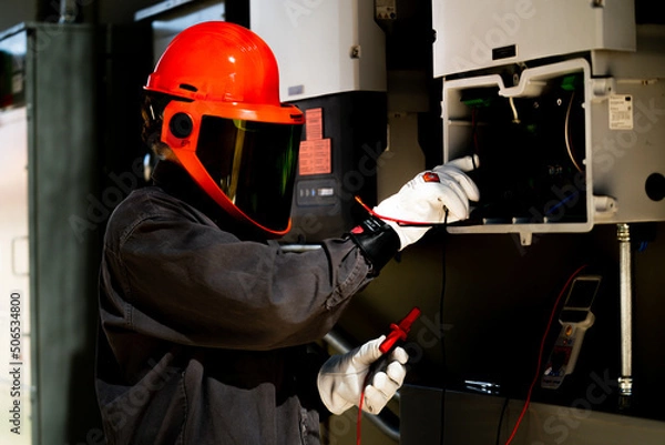 Fototapeta Electrician