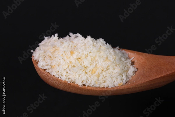 Fototapeta スプーンに盛ったパン粉