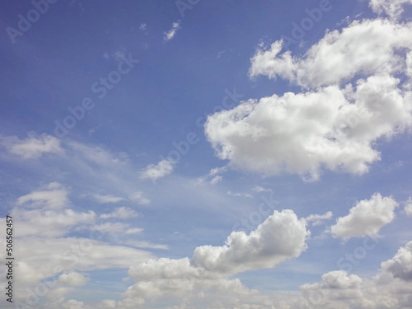 Obraz blue sky with clouds