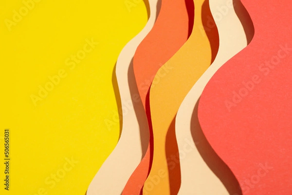 Fototapeta Colorful and abstract psychedelic background, space for text