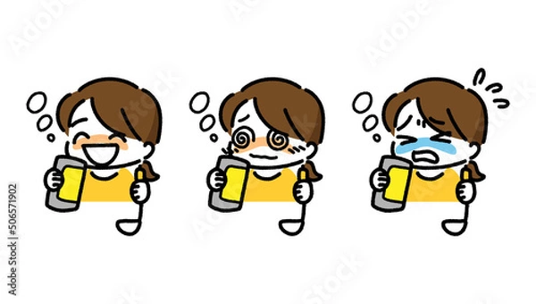 Fototapeta キッチンドランカー　キッチンドリンカー　バリエーション