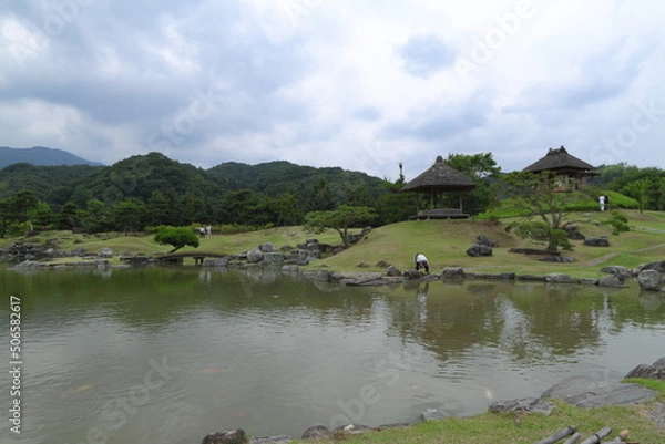 Obraz 小幡陣屋　小幡藩邸跡　楽山園　群馬県　甘楽町