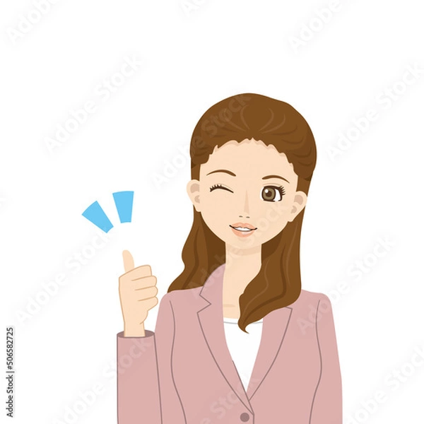 Fototapeta 人物　イラスト