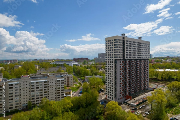 Obraz area in the city