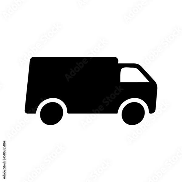 Obraz delivery van icon
