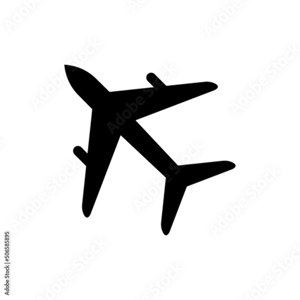 Obraz airplane icon vector illustration